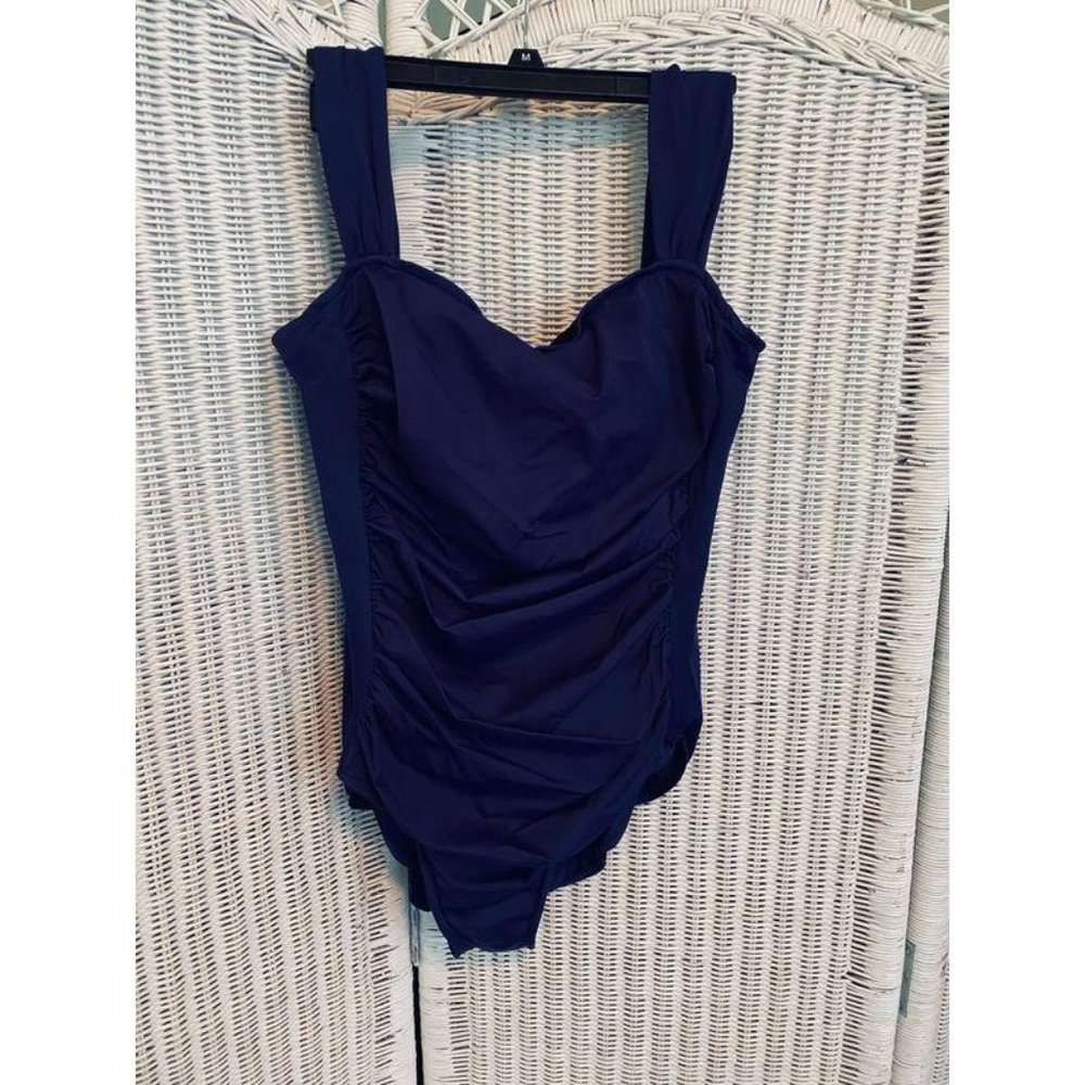 Trimshapers Miraclesuits-One Piece Deep Purple Bat